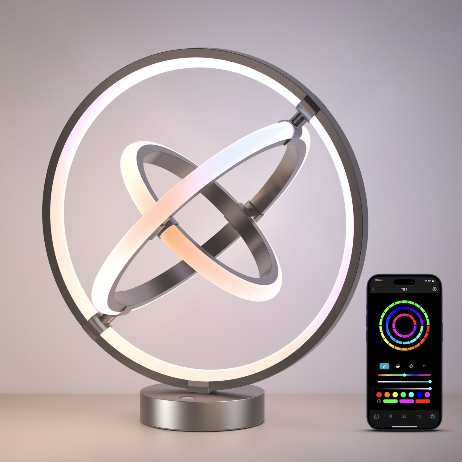 TB1 RGB+IC Addressable Lamp Alexa Google Enabled AI Smart LED Table Lamp