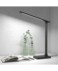 LED Desk Lamp with 9.5W 750LM Metal Touch Control , 5 Color Modes 5 Brightness Level, Eye Caring For Reading, Crafts, School Supplies, White