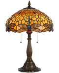2-Light Tiffany Table Lamp
